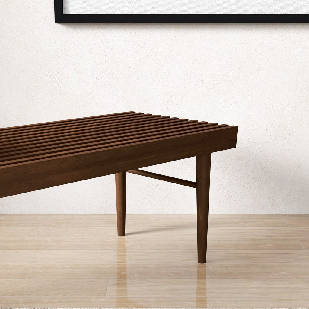Mia - Bench - Dark Brown