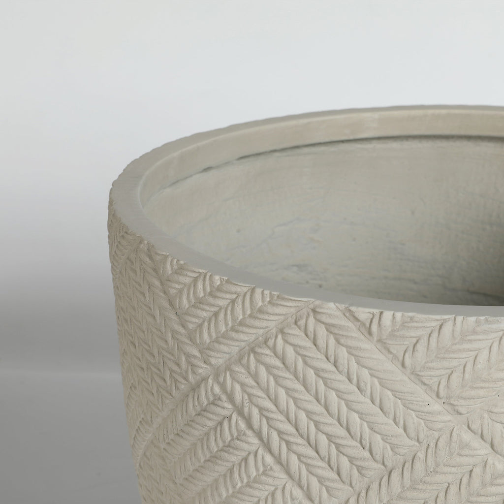 Round Concrete Planter Set of 2