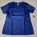 CHEROKEE Modern Classic Scrubs Top Core Stretch Women's SZ L Navy 4727