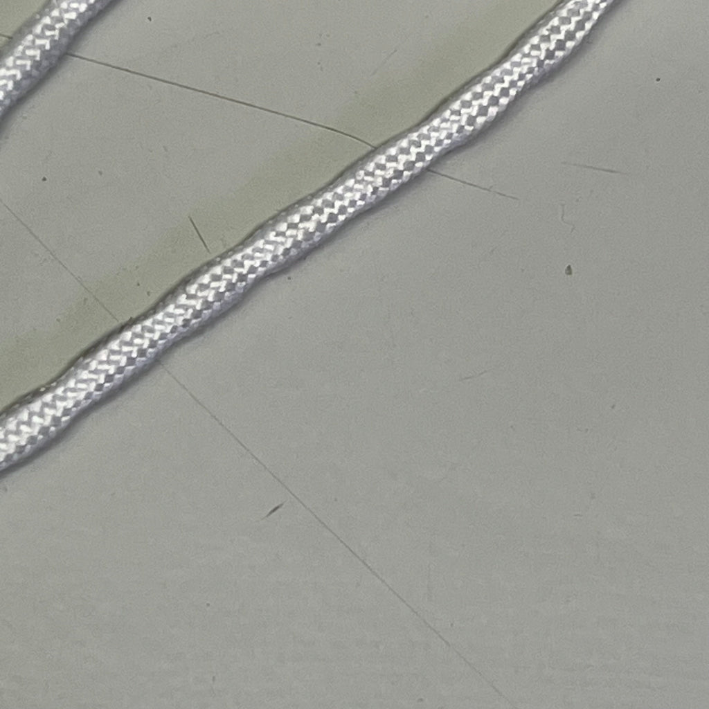 IF&D Lead Free Sausage Bead Weight Roll 4/32" Thick 100 yds White LW80