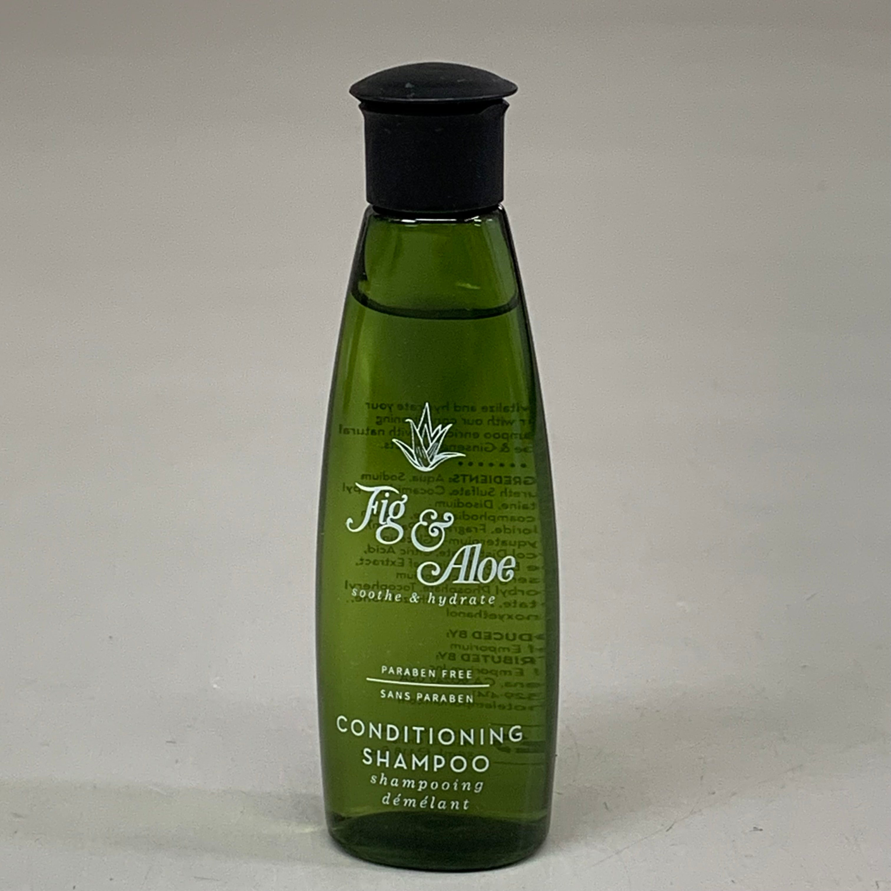 ALOE & FIG (1 Box, 200 Bottles) Conditioning Shampoo Sample Bottles 35ML