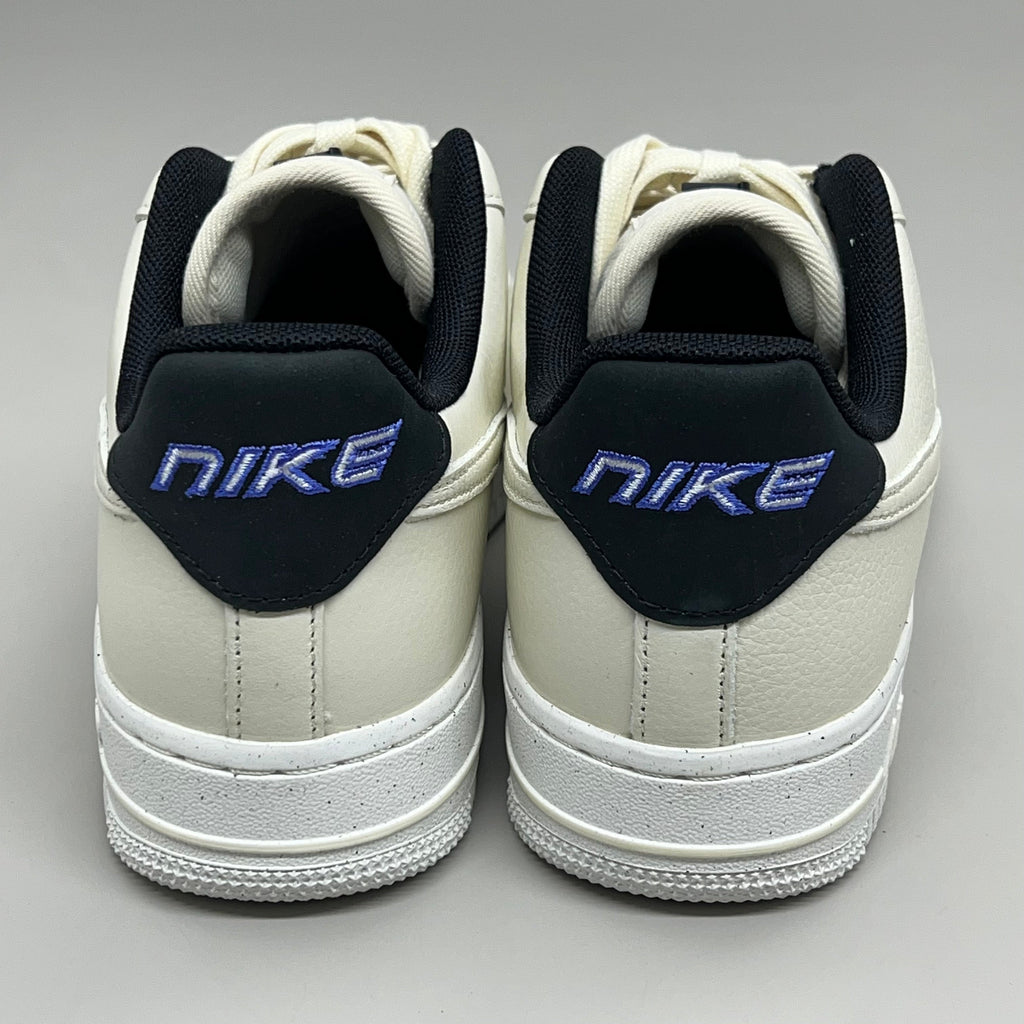 NIKE Air Force 1 07' LX Leather Shoes Women's Sz 7 Sail/Coconut Milk-Black DZ2708 101