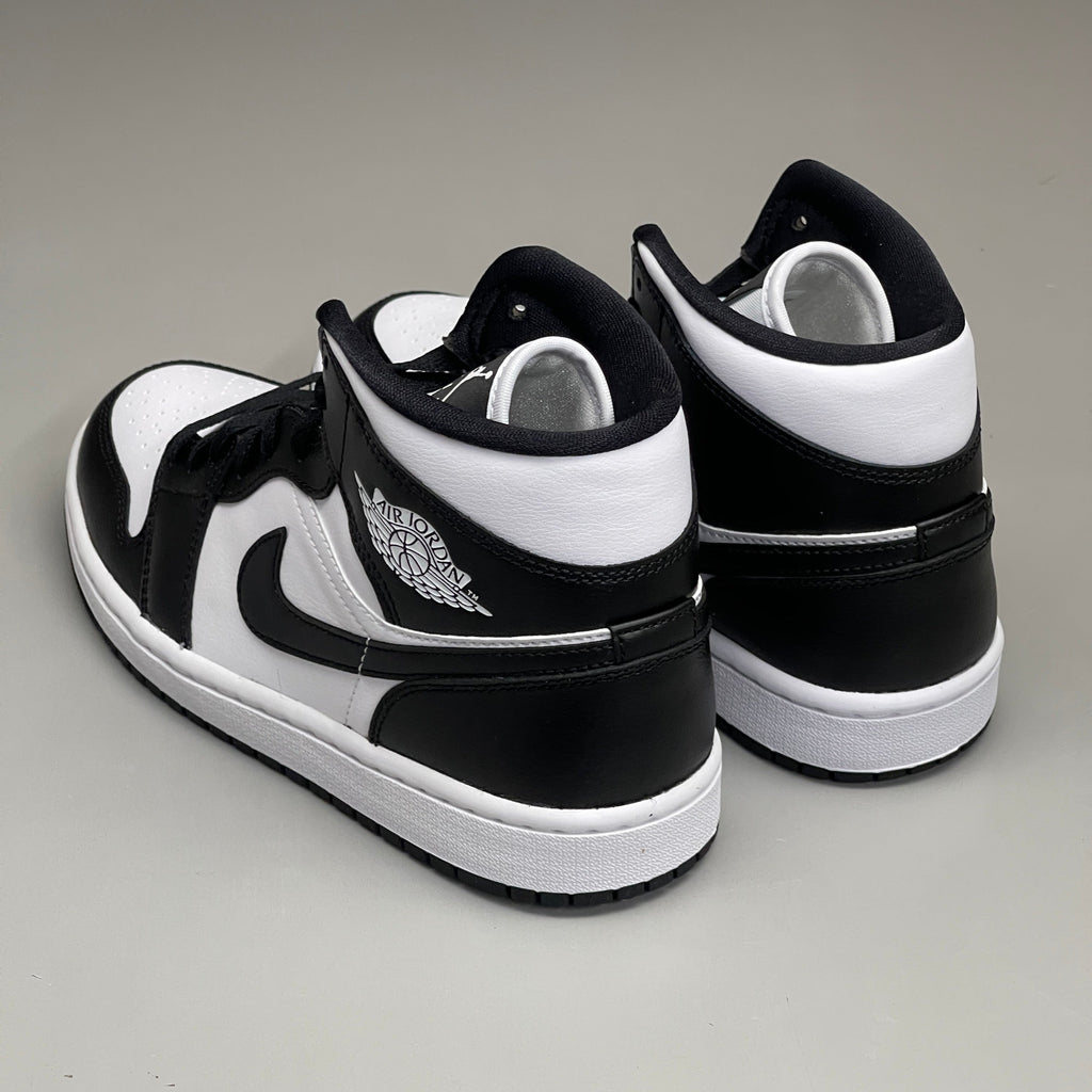 NIKE AIR JORDAN 1 Mid Panda Shoe Women's Sz 8.5 Black / White DV0991-101 (New)