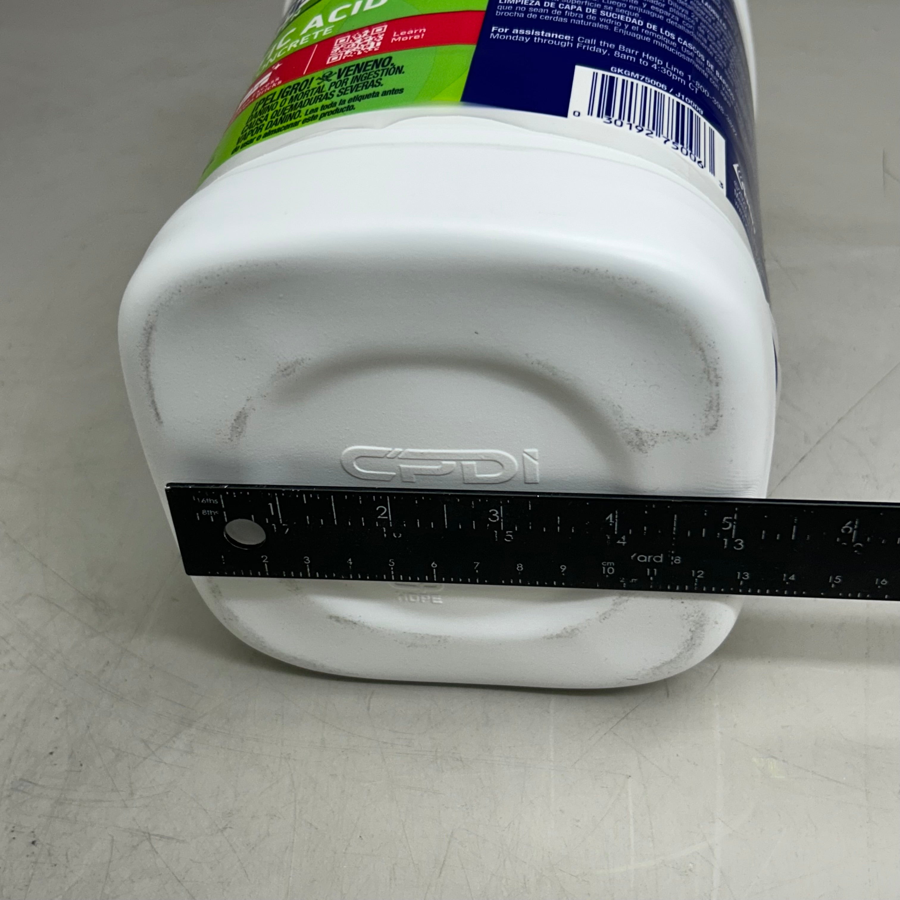 ZA@ KLEAN STRIP Muriatic Acid *Etches Concrete* 1 Gallon GKGM75006