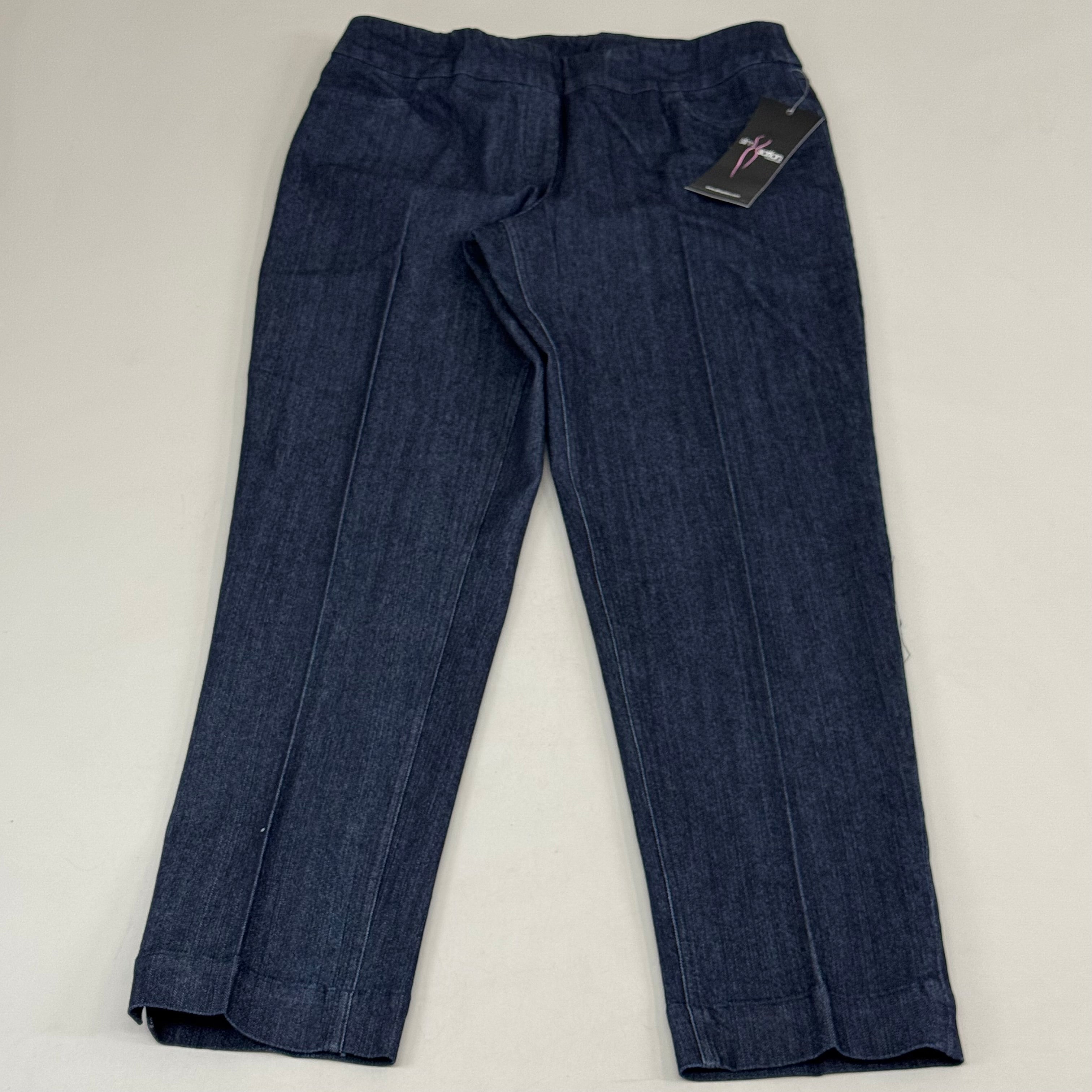 MULTIPLES Ankle Pant Petite Women's Sz 10 Denim M2604P