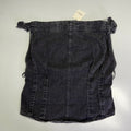 FREE PEOPLE 100% Cotton Louie Indigo Top Women's Sz M Black 98546724