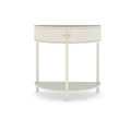 Demi Lune Console Table With 2 Storage Drawers