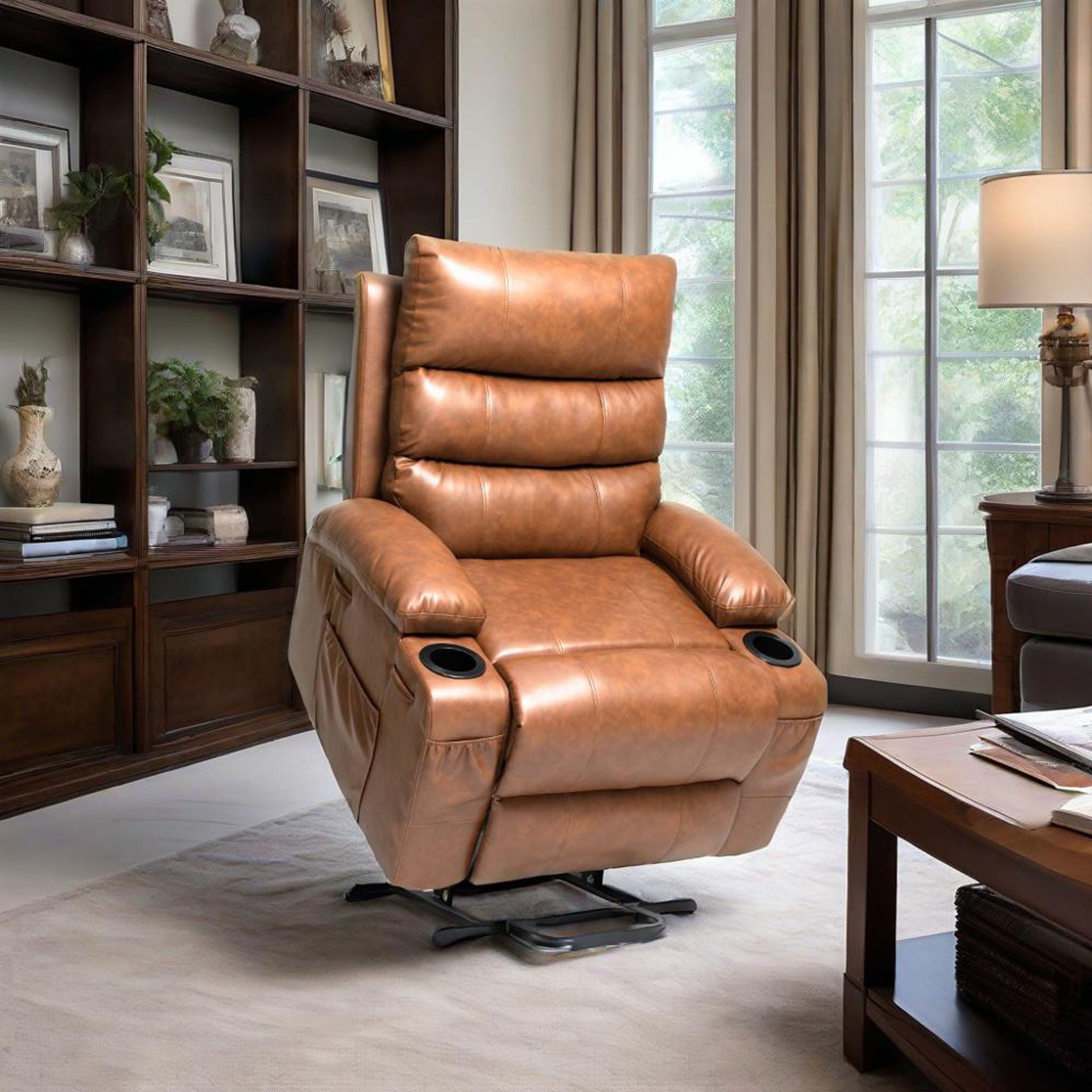Large Electric Power Lift Recliner Chair Sofa with Massage and Heat