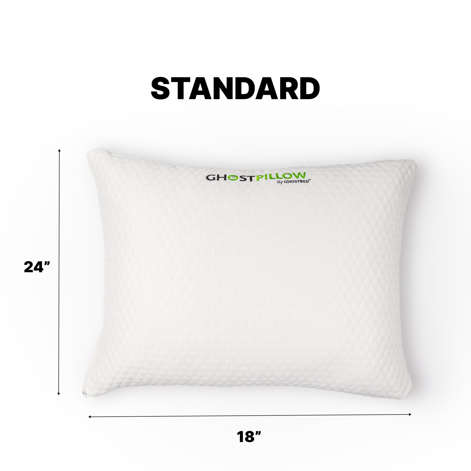 Ghostpillow Shredded - Customizable Soft Fluffy Gel Memory Foam & Siliconized Pillow