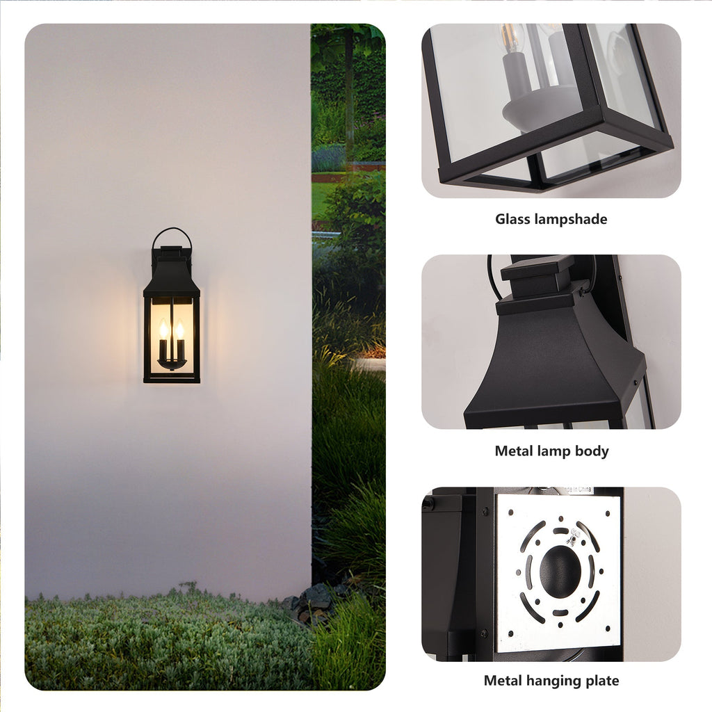 20" Outdoor Wall Light 2-Pack