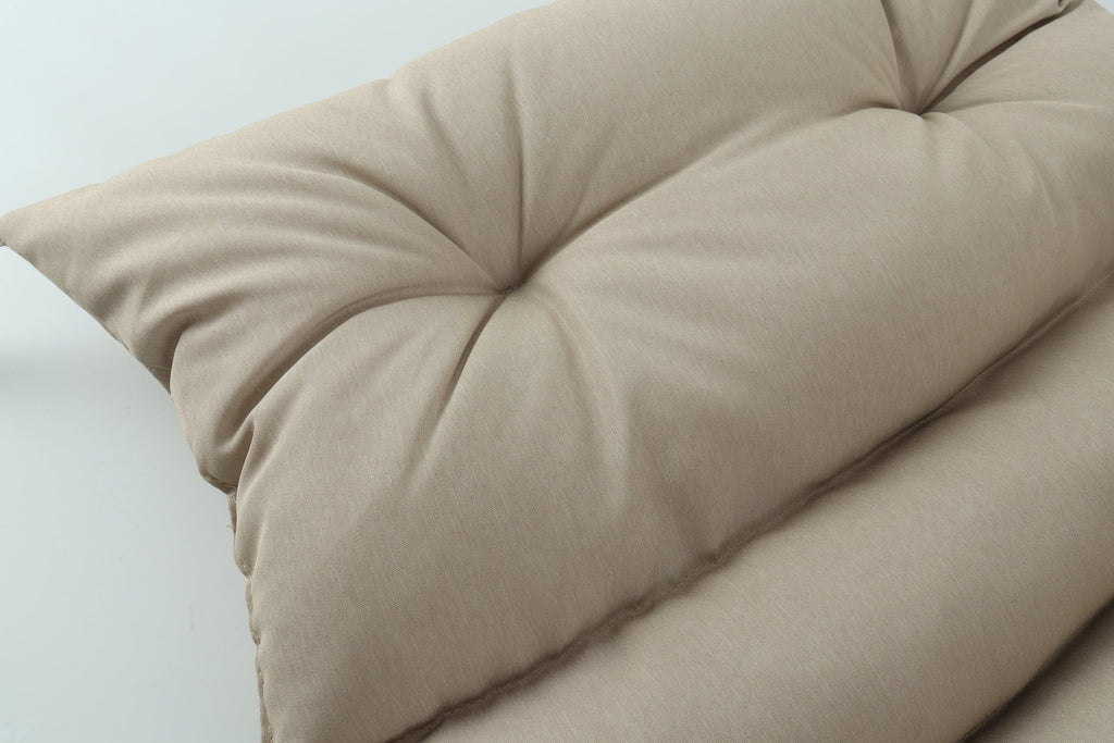 2PCS Set Outdoor Lounge Chair Cushion Replacement - Khaki