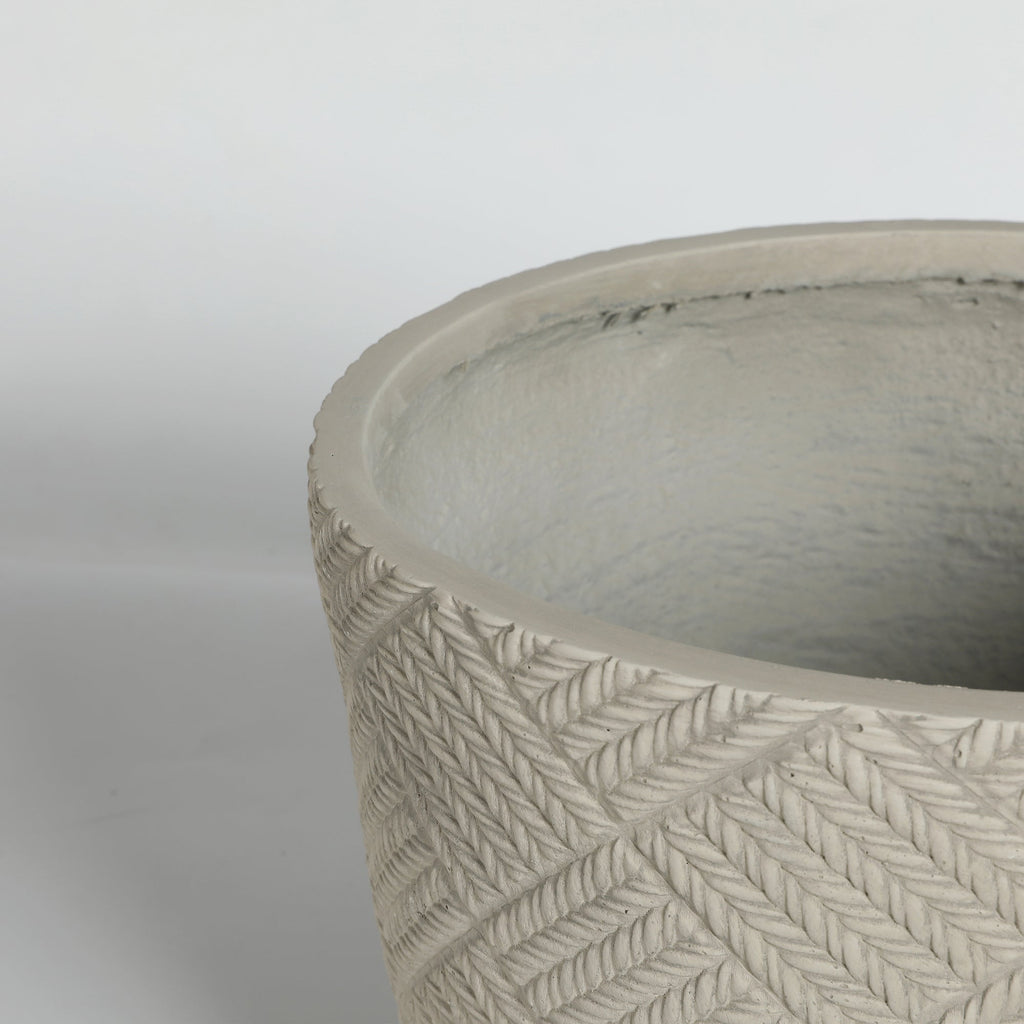 Round Concrete Planter Set of 2