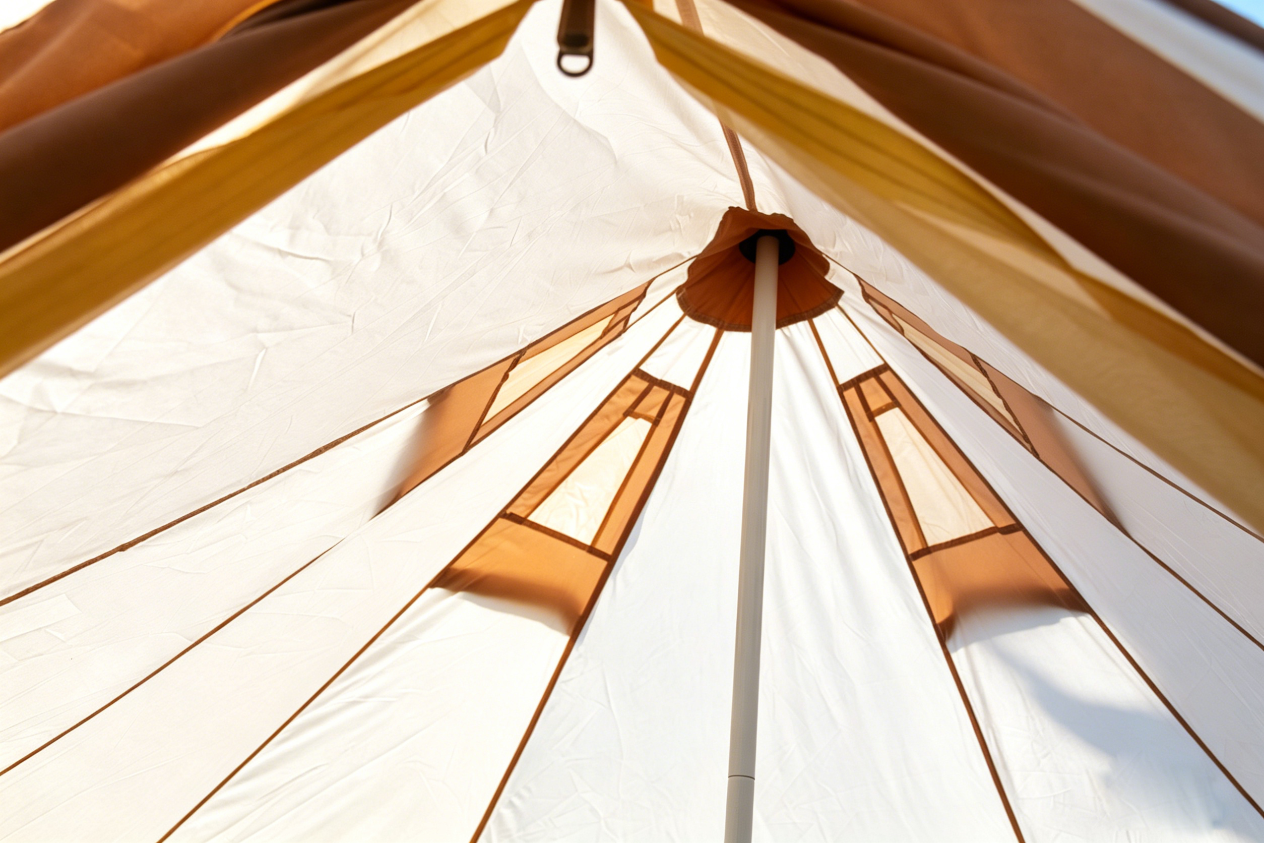 Oxford Bell Tent for Family Camping - Spacious 9.8ft Yurt with Stove Jack