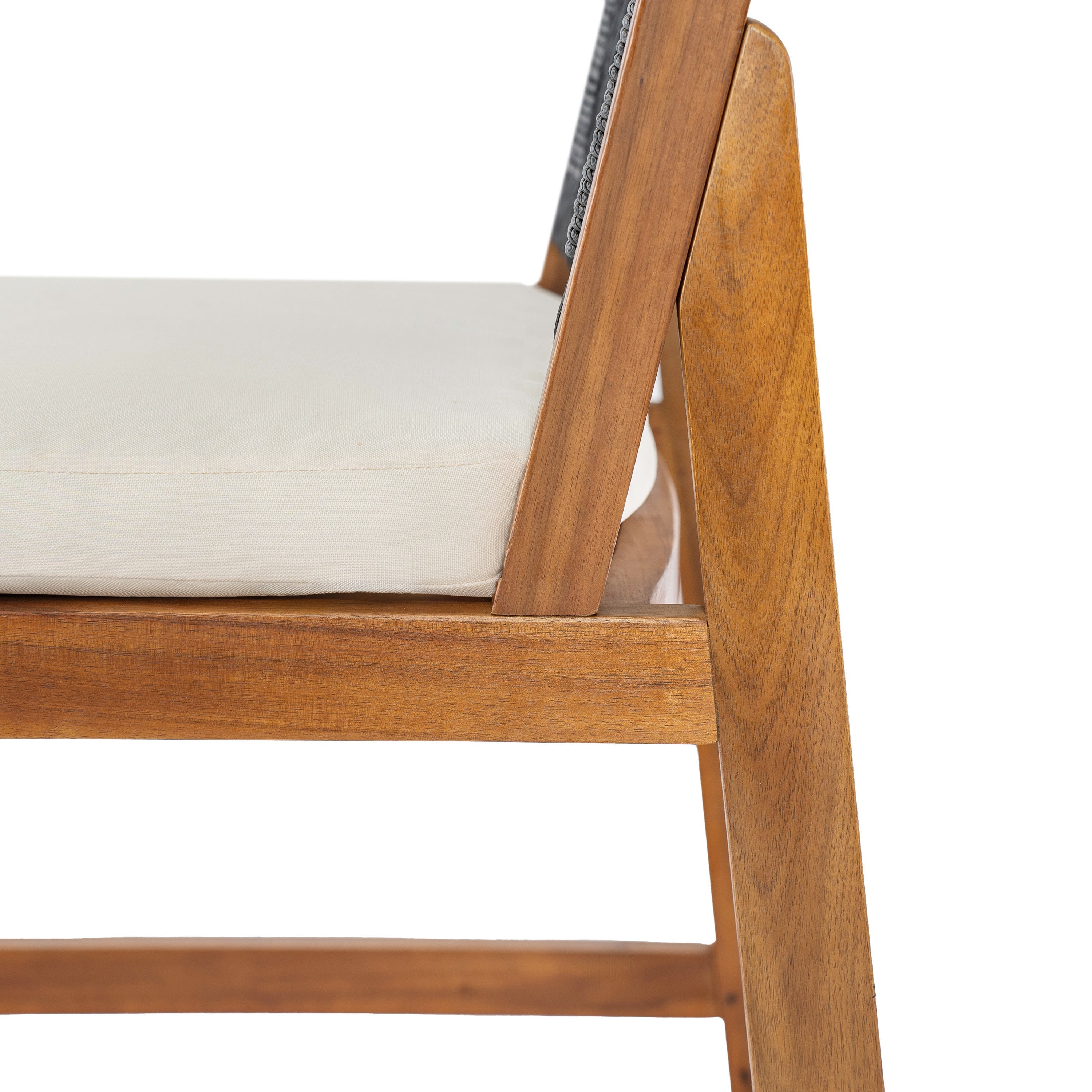 Outdoor Acacia Wood Bar Stools (Set of 2)