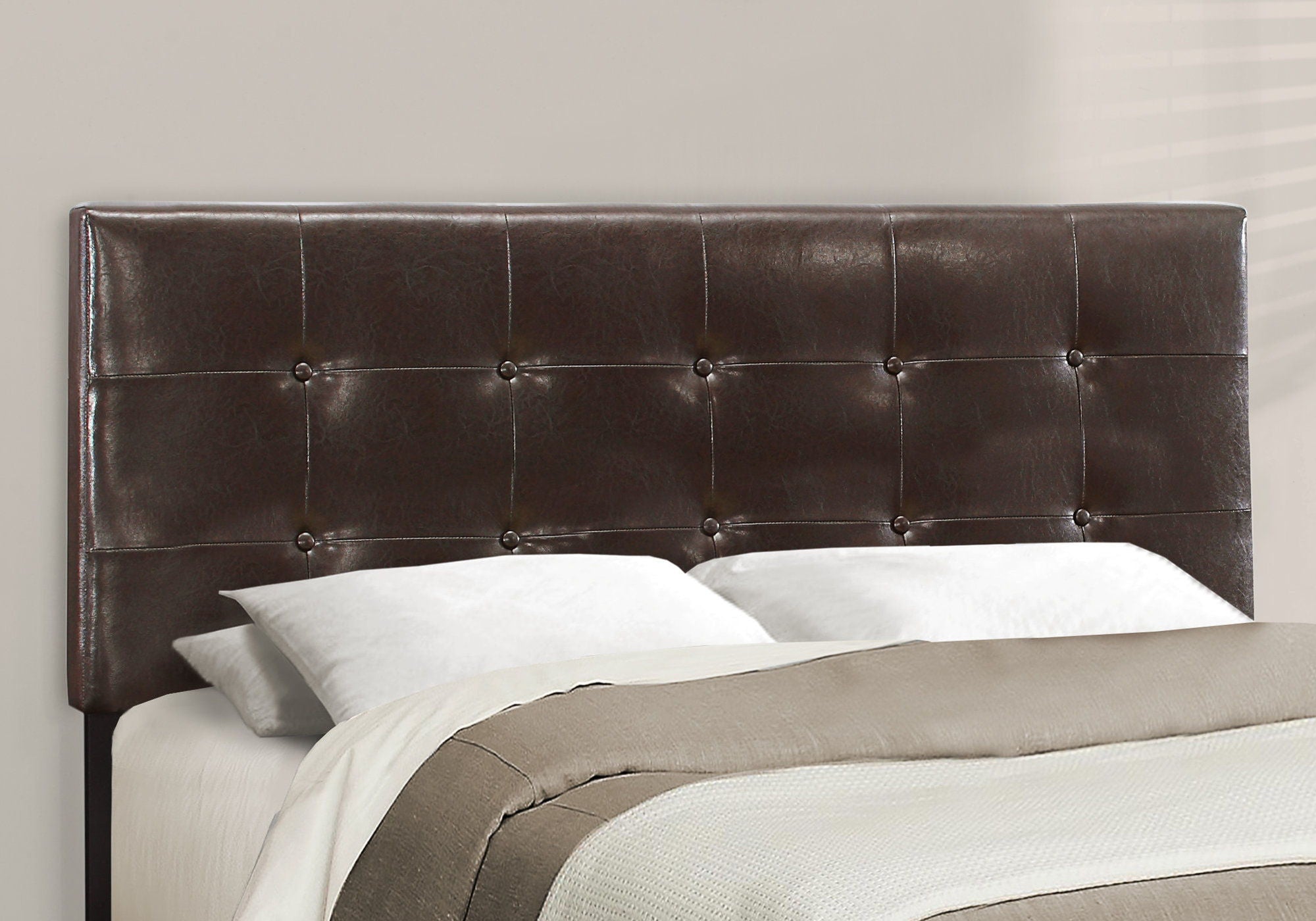 Transitional Upholstered Bed Frame