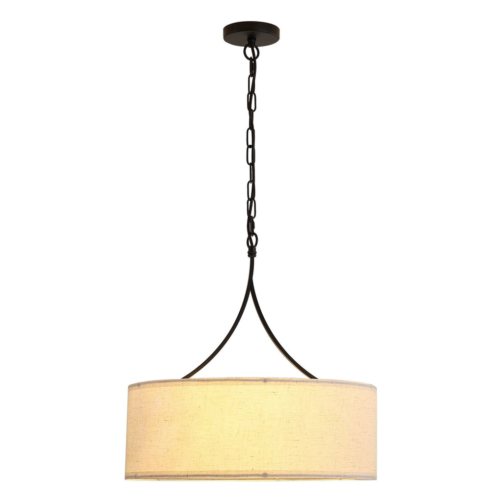 3 Light Drum Pendant Light