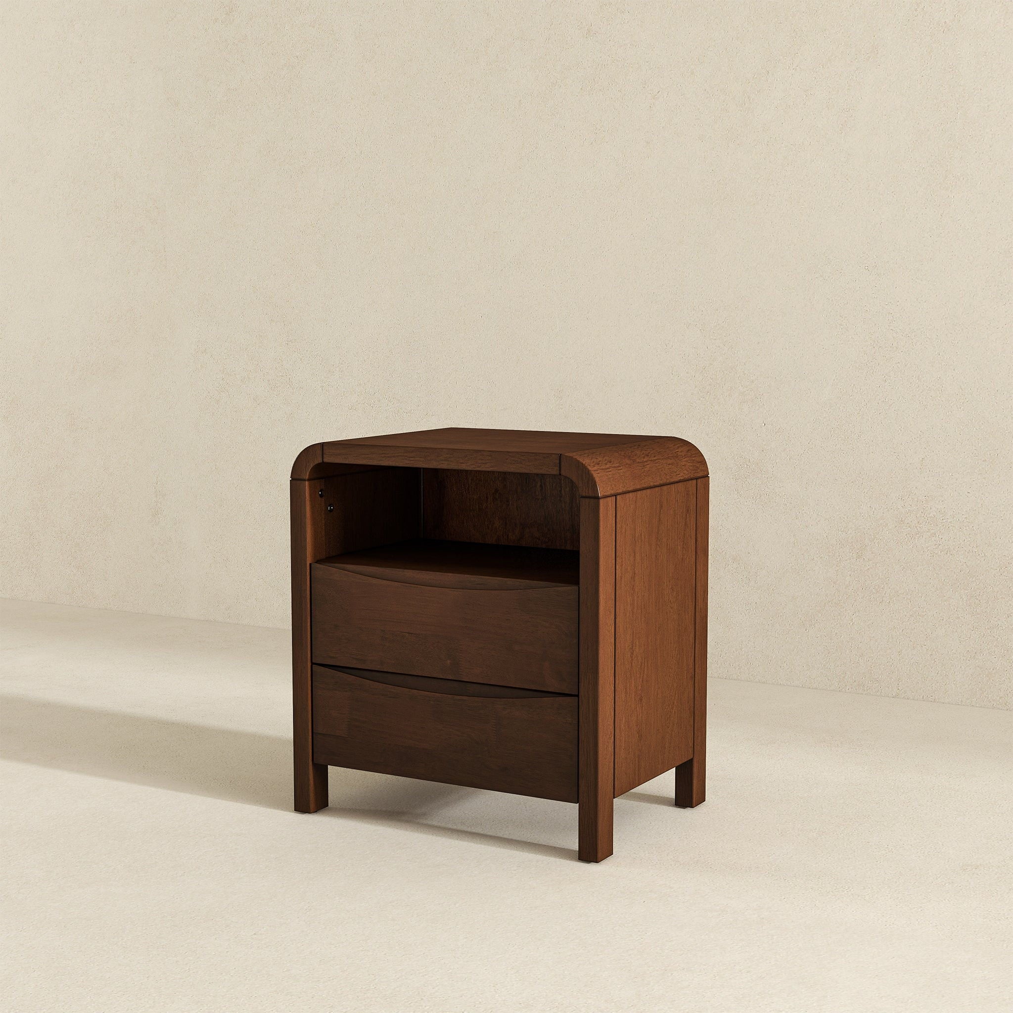 Lionel - Nightstand 2 Drawer - Brown