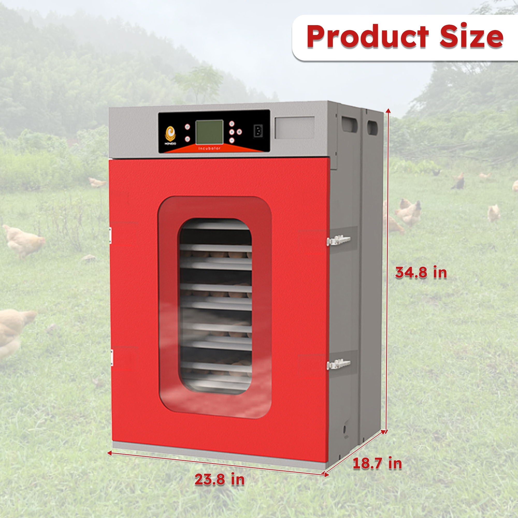 Commercial Egg Digital Cabinet Incubator With Auto Temperature & Humidity Control