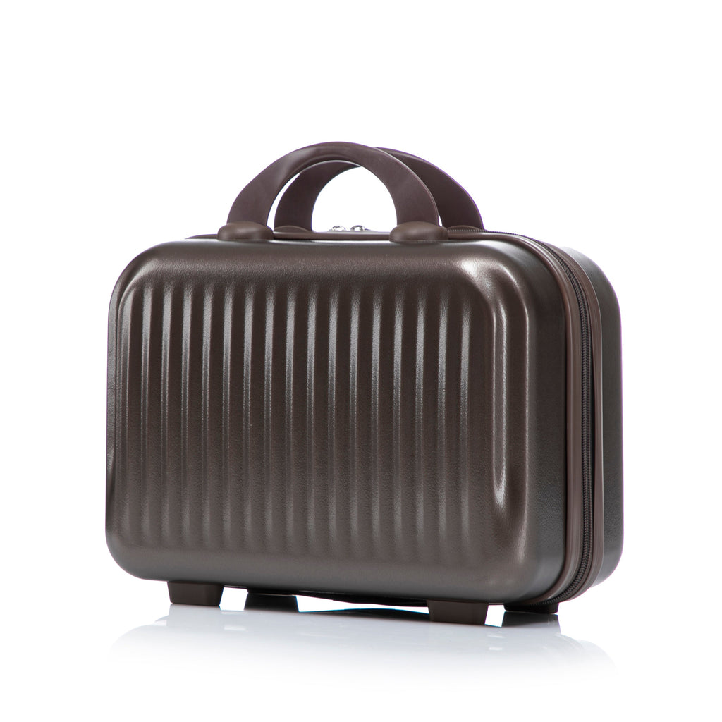 14' & 20' ABS Spinner Wheel Luggage Set with Cosmetic Case