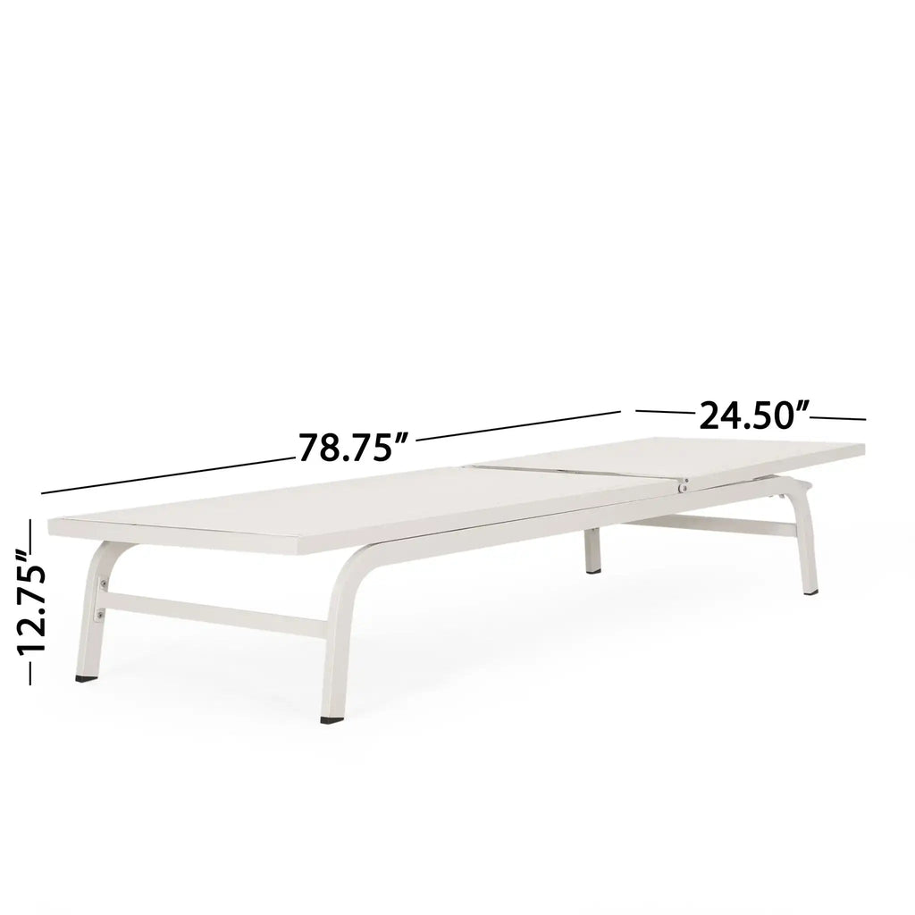 Finn Contemporary Chaise Lounge for Outdoor Relaxation