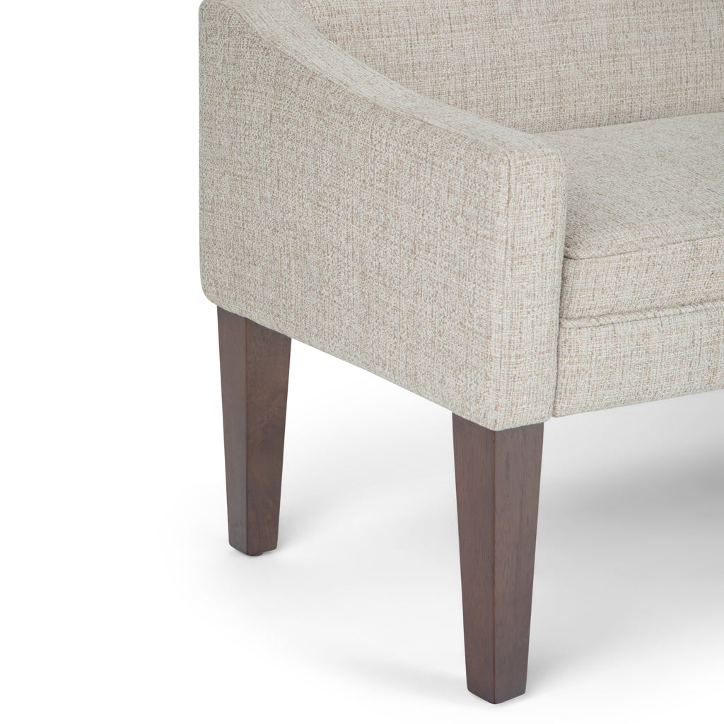 Parris Upholstered Bench - Platinum
