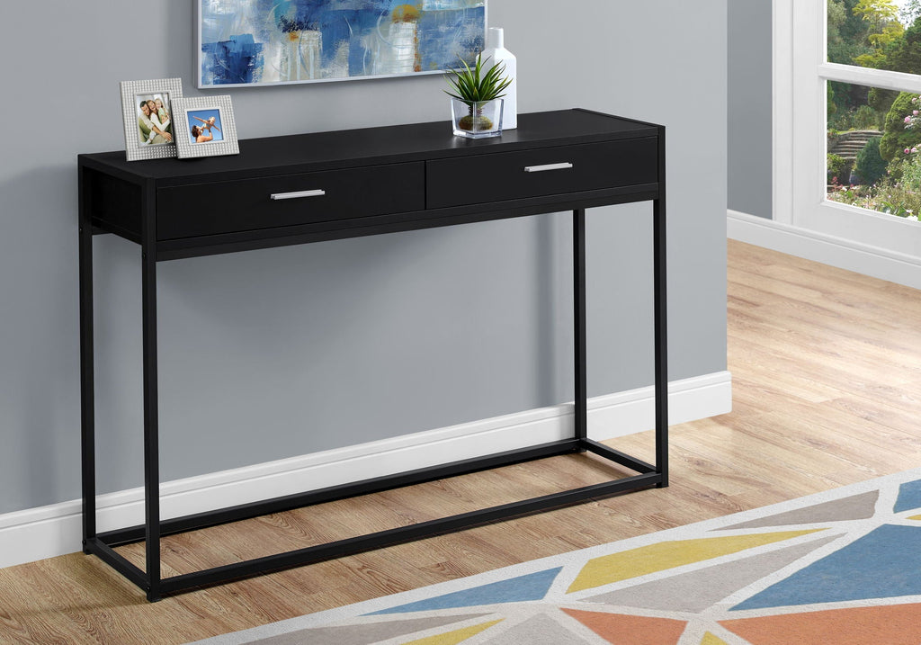 Accent Console Table for Entryway with Storage Drawers