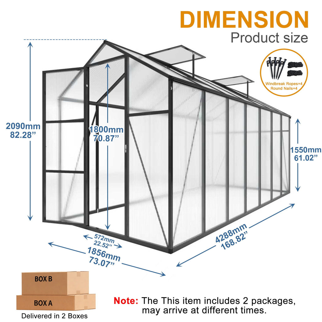 Gain Height Windproof house With Raised Base