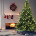 6.5ft Pre-Lit Artificial Christmas Tree with 450 Warm White Lights