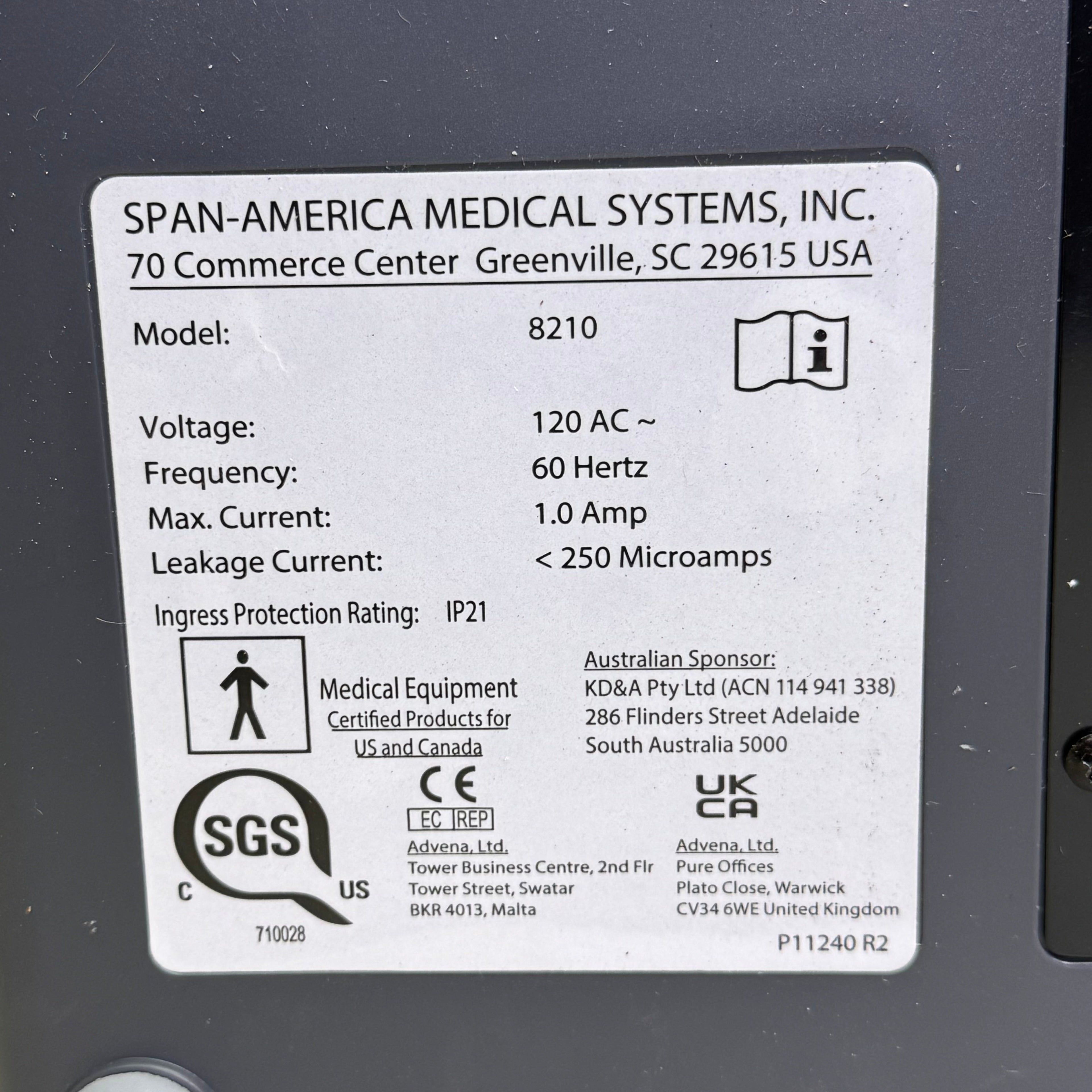 SPAN AMERICA (3 Boxes) Pediatric Bed Mattress w/ Air Control Box LM8435LR-29