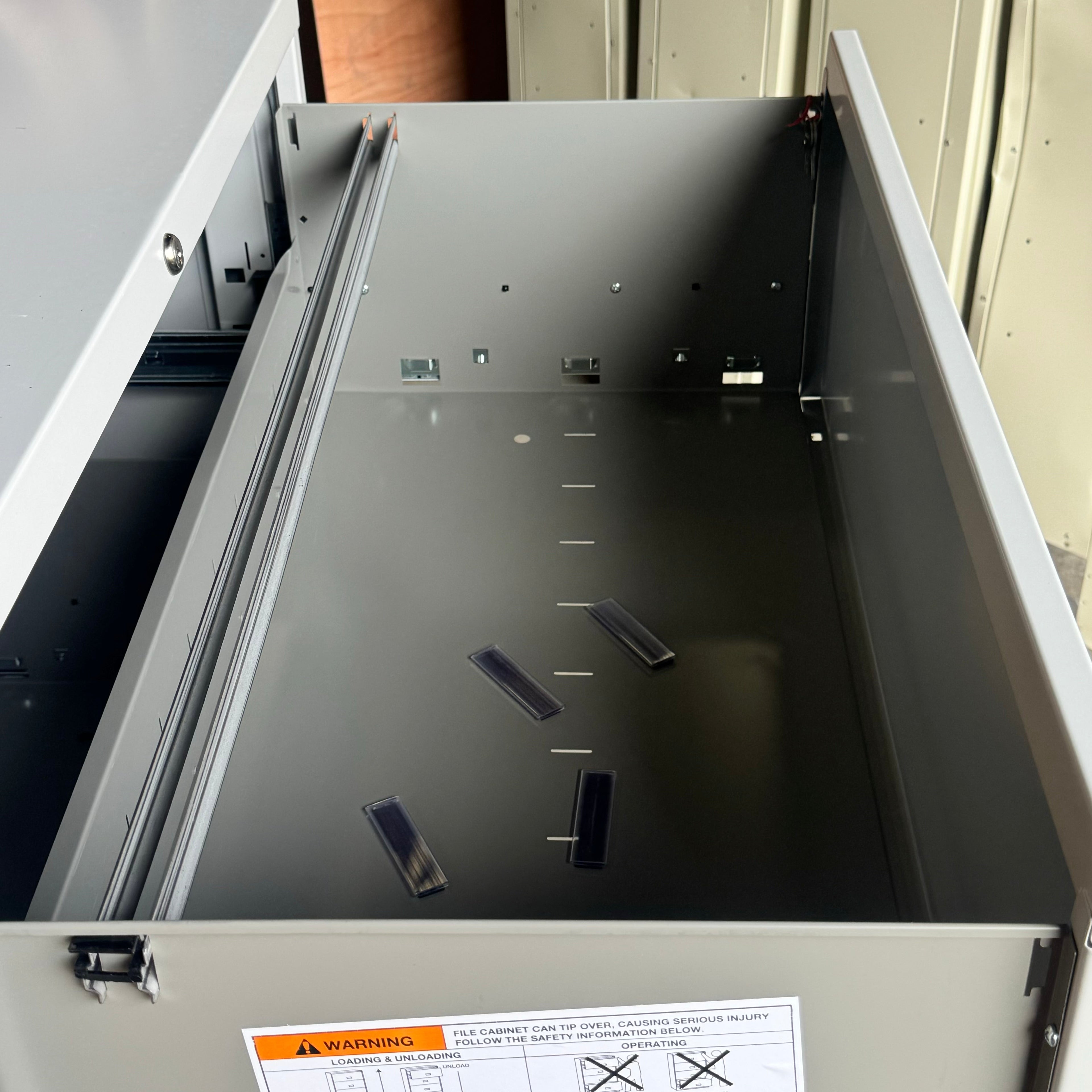 MAYLINE 4-Drawer Lateral File Sz 36”52”H to 36” W 52” H Grey HLT3644606