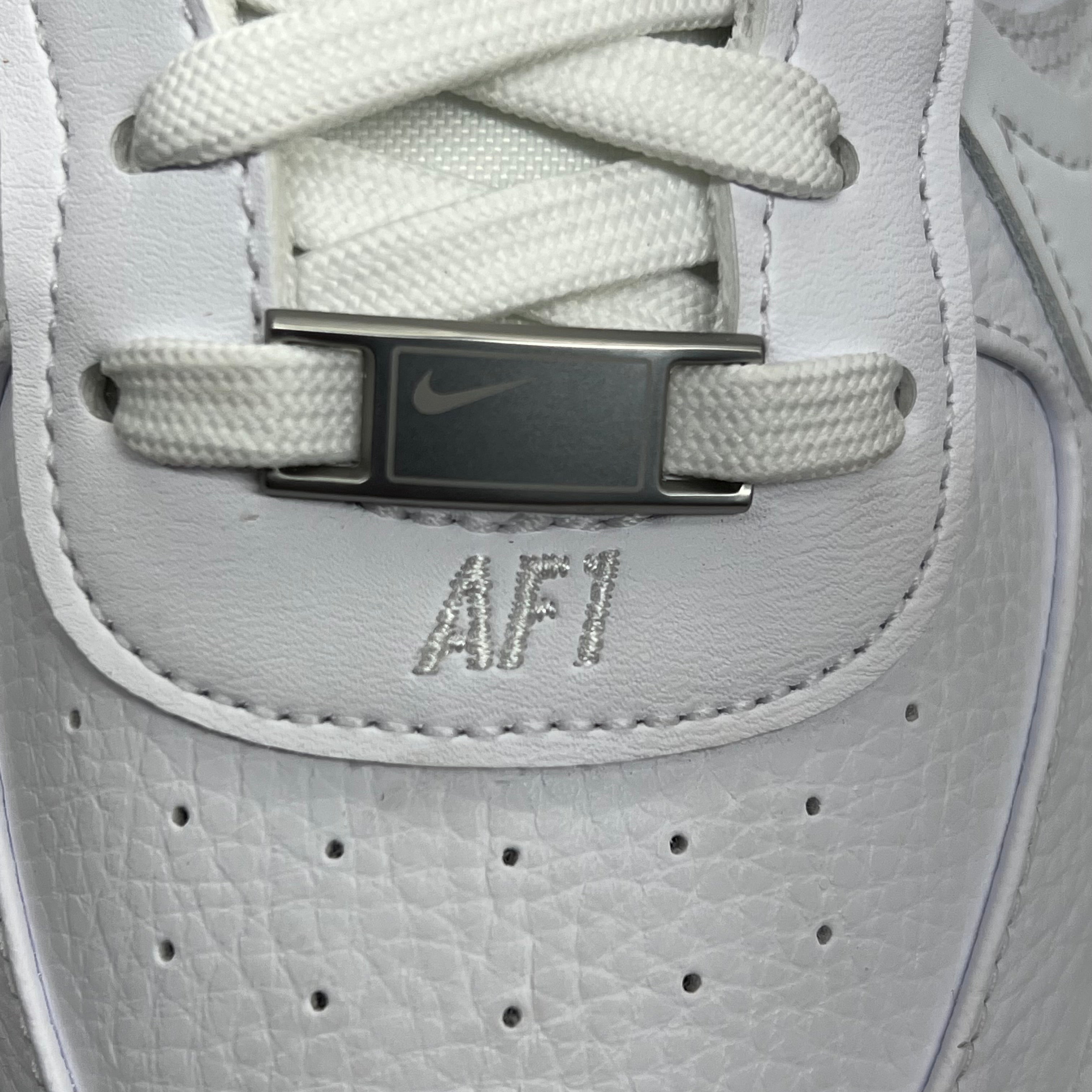 NIKE Air Force 1 PLT.AF.ORM Tapered Toe Sz Women's 7.5 White/Pink/Blue FN7180-100