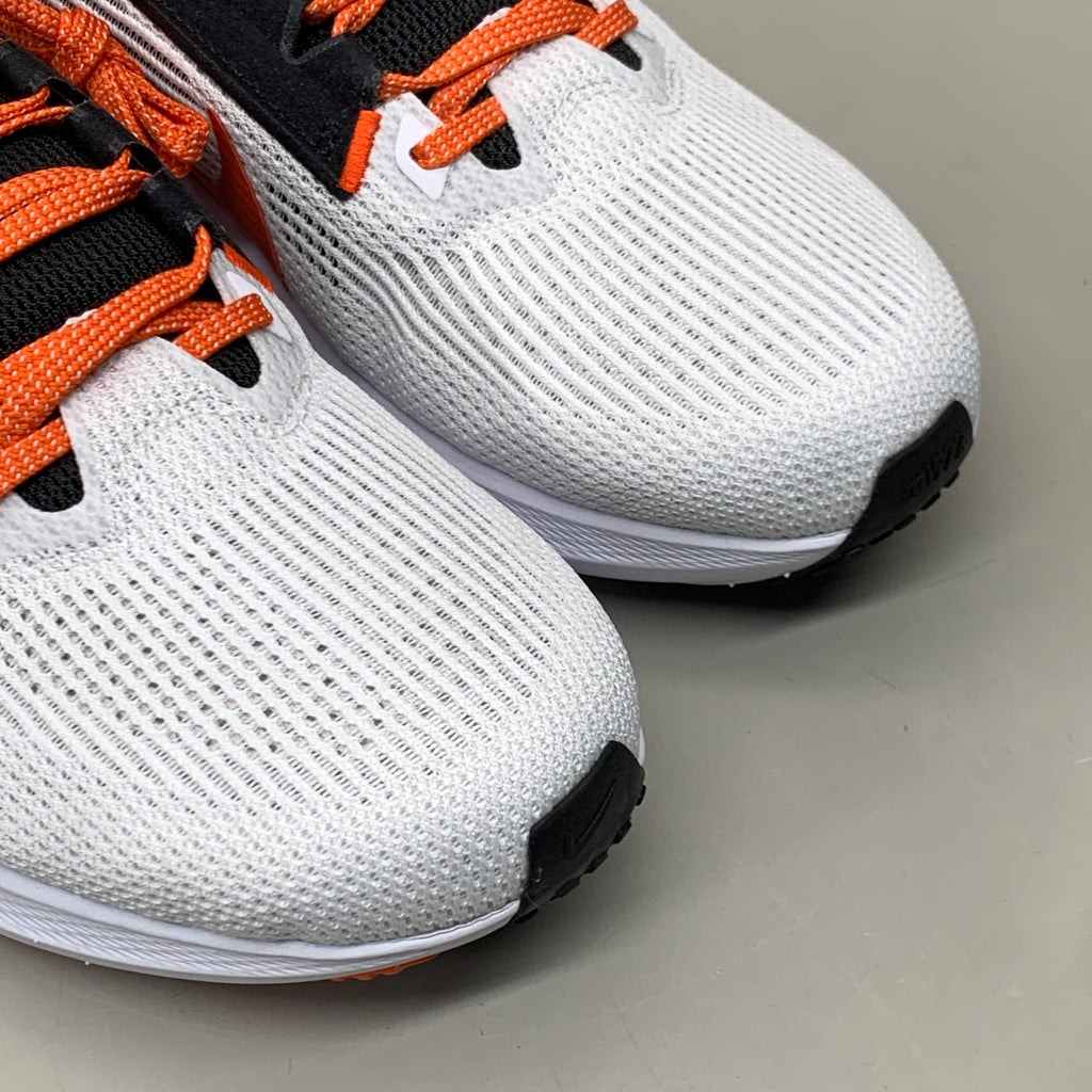 NIKE Zoom Pegasus 40 OK STATE White Shoes, Brilliant Orange & Black 10 W 8.5 M DZ5973-100