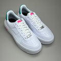 NIKE Air Force 1 PLT.AF.ORM Tapered Toe Shoes Sz Women's 8.5 White/Pink/Blue FN7180-100