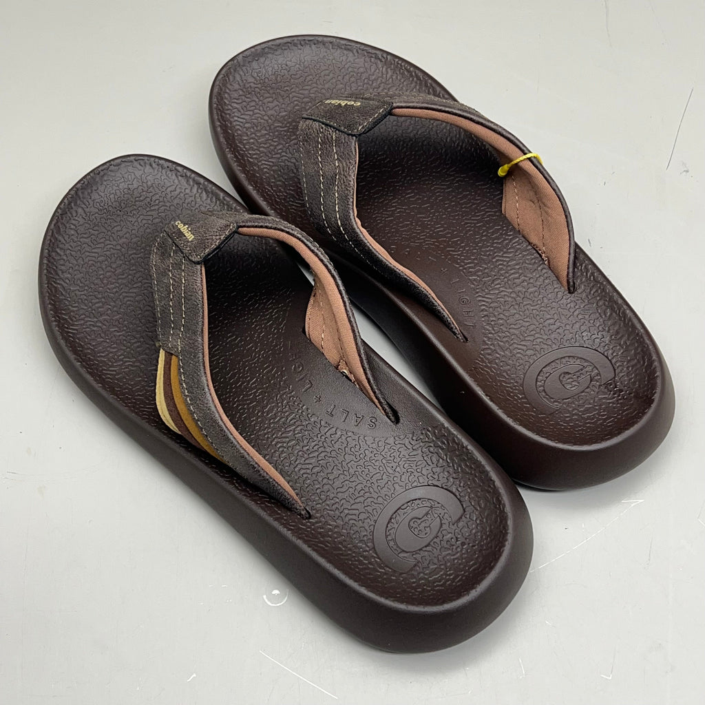 COBIAN Kandui Synthetic Leather Strap Men's Sz 8, EU 40 Chocolate KAN25-2011-8