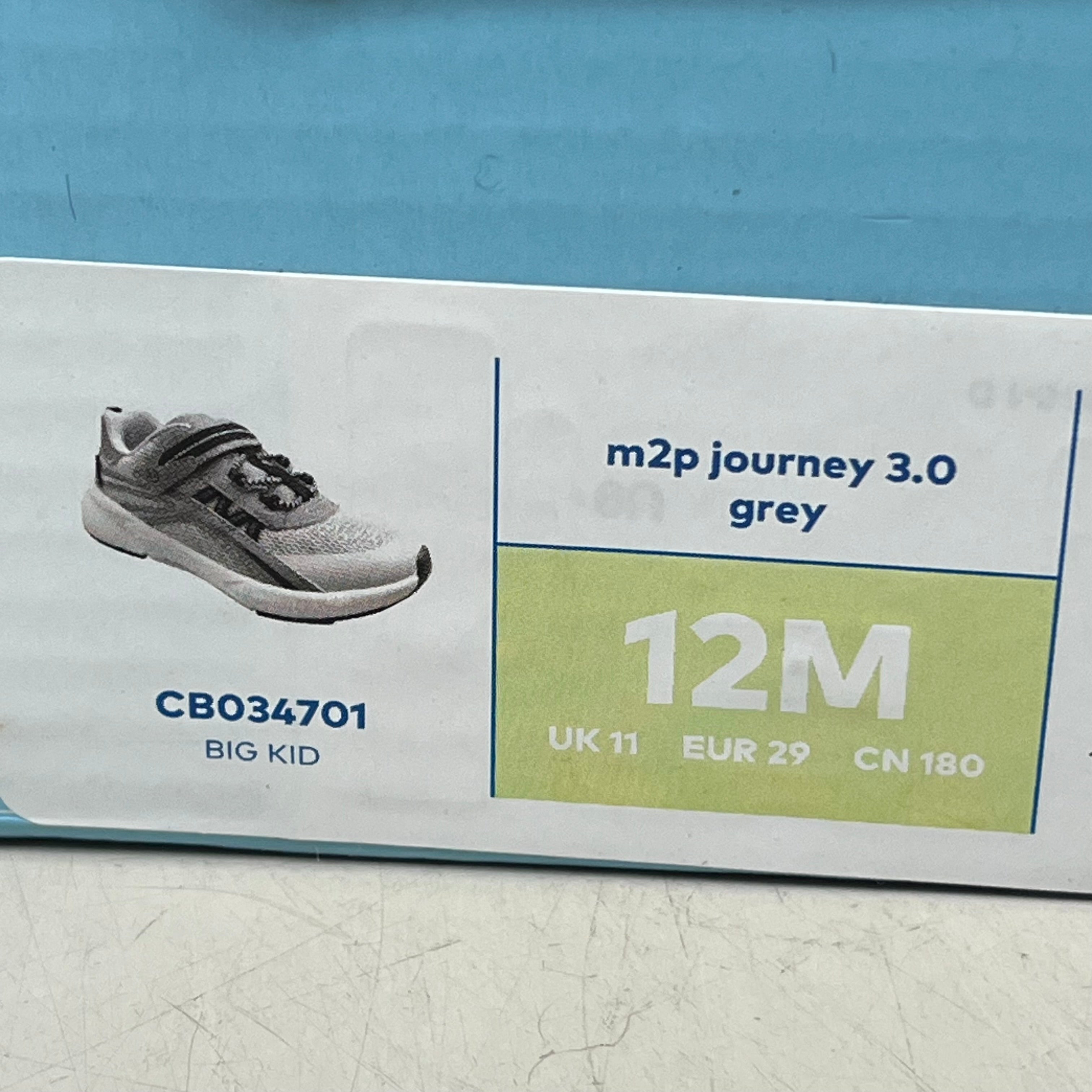STRIDE RITE Made 2 Play Journey 3.0 Sneaker Shoes Sz 12M Grey CB034701