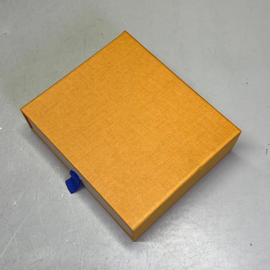 LOUIS VUITTON Empty Pull Out Product Box 6"L X 5"w X 1" D Orange