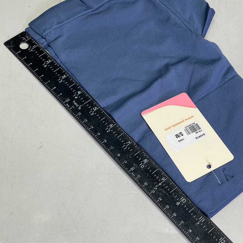 YUMMIE Seamless Shaping Shorties Small/Medium Blue YT5-159