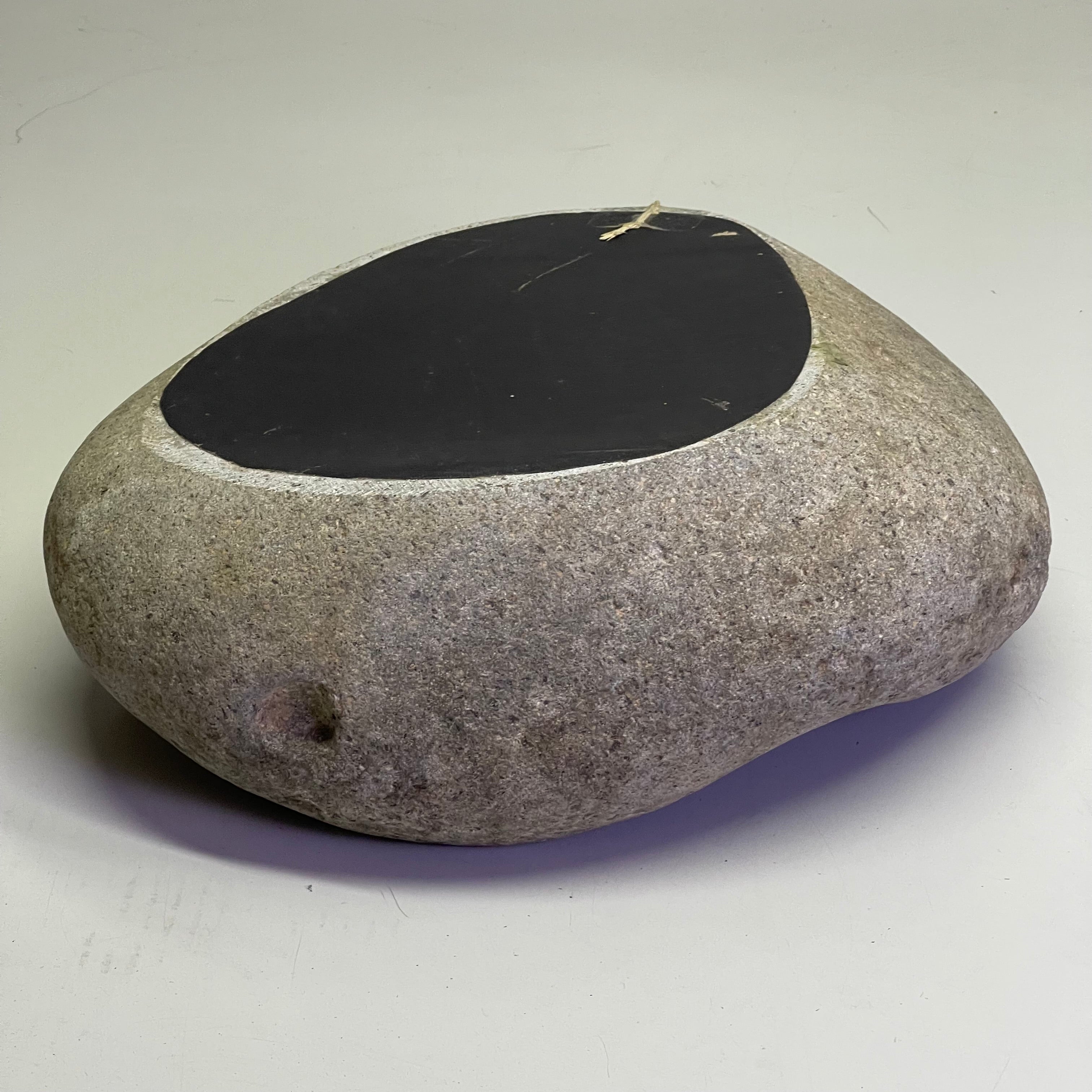 HABINI River Stone Bowl 15"x11.5"x5" Grey