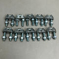 HANHUA (10 Pack) Stainless Steel Wire Rope Clip Cable Clamp 1/2" Chrome