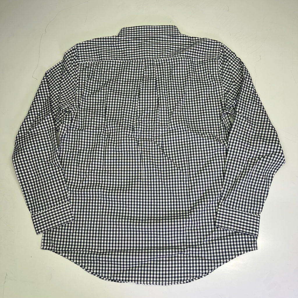 DOCKERS Signature Stain Defender Button Up Shirt Men's Sz L Navy Blue A42520010
