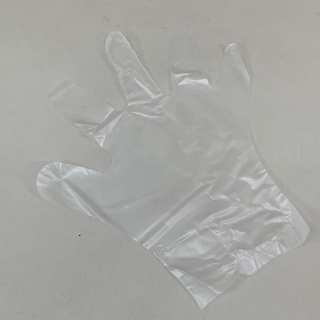 SAFETY ZONES Cast PE Powder Free Gloves Large Clear P2163 (As-is (See Images))