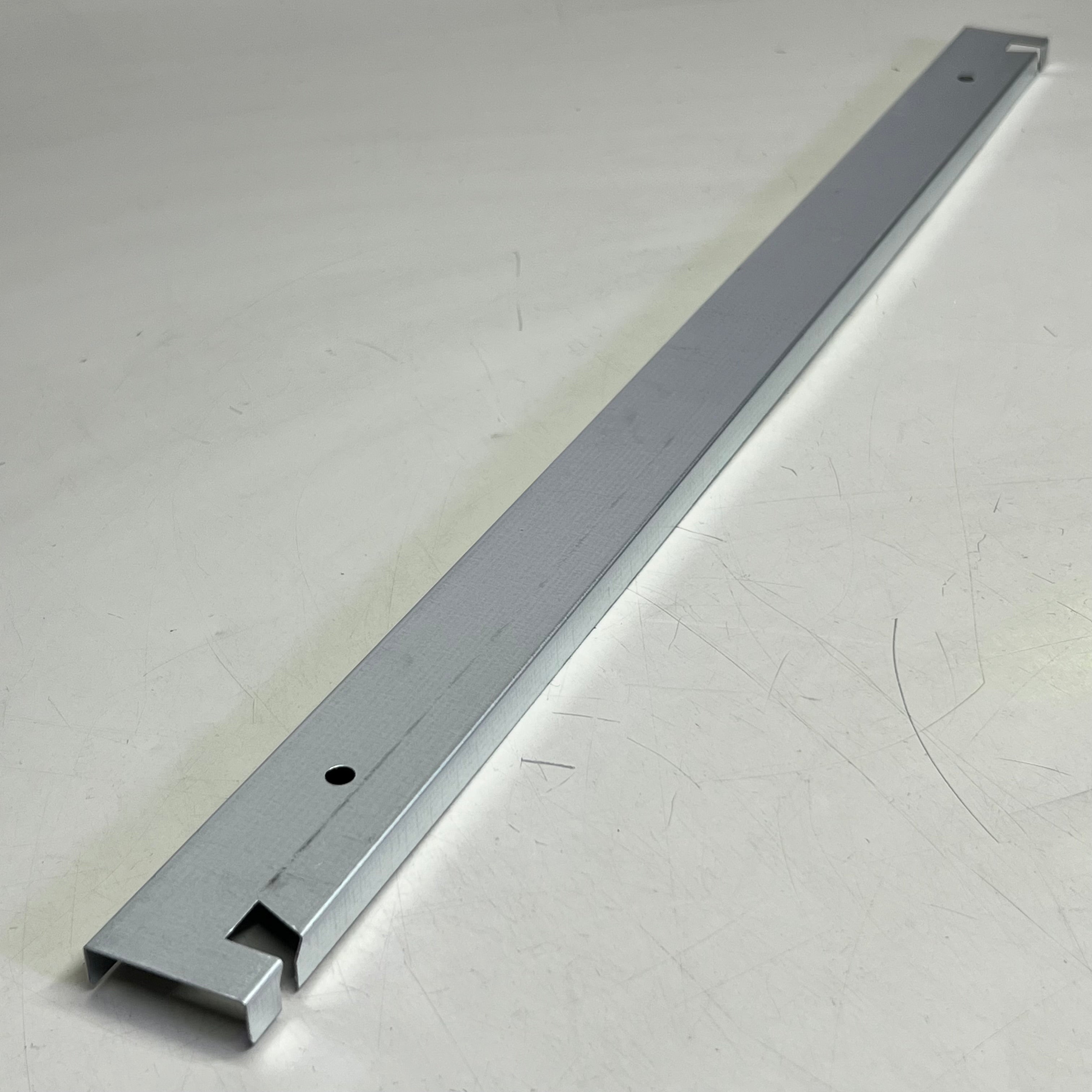 (6 Pcs) Steel Raceway I100 Sz 25" L x 1" W, Grey
