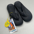 COBIAN Palmilla Braided Synthetic Leather Strap Sandals Women's Sz 9 EU 39.5 Black PAL25-001-09