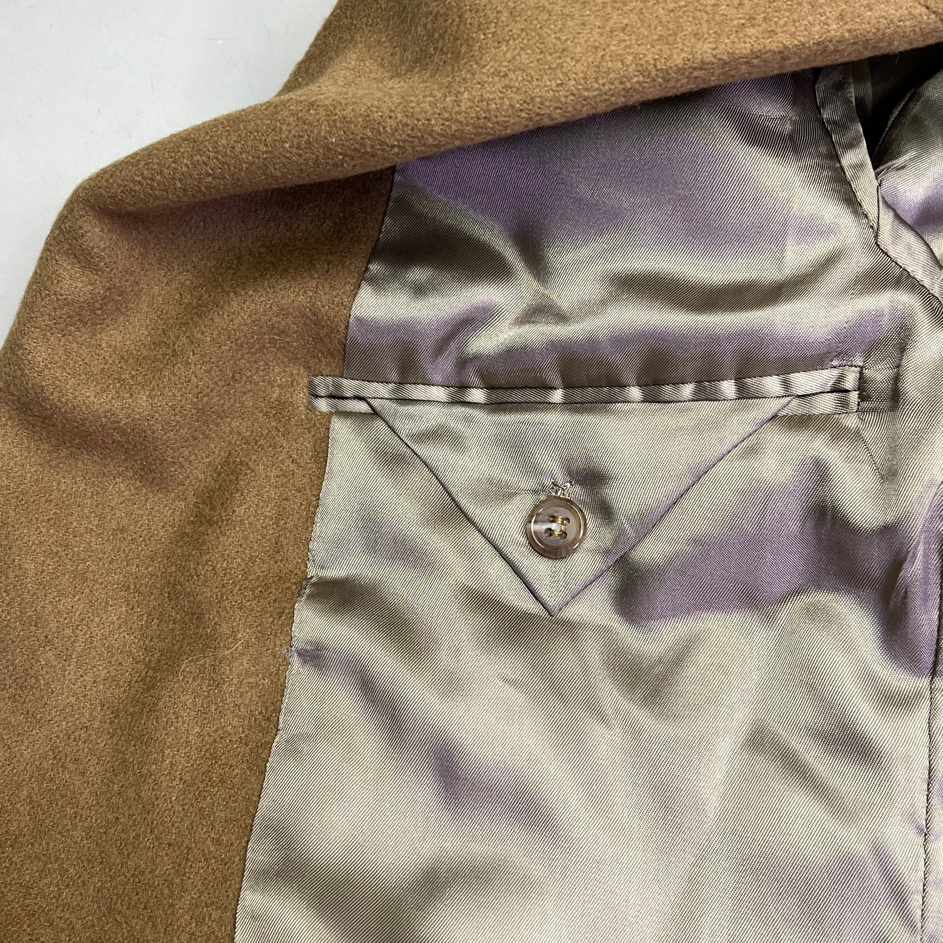 EVAN-PICONE Silk Lining Wool Outer Shell Blazer Men's Sz 36R Khaki Brown (Used)