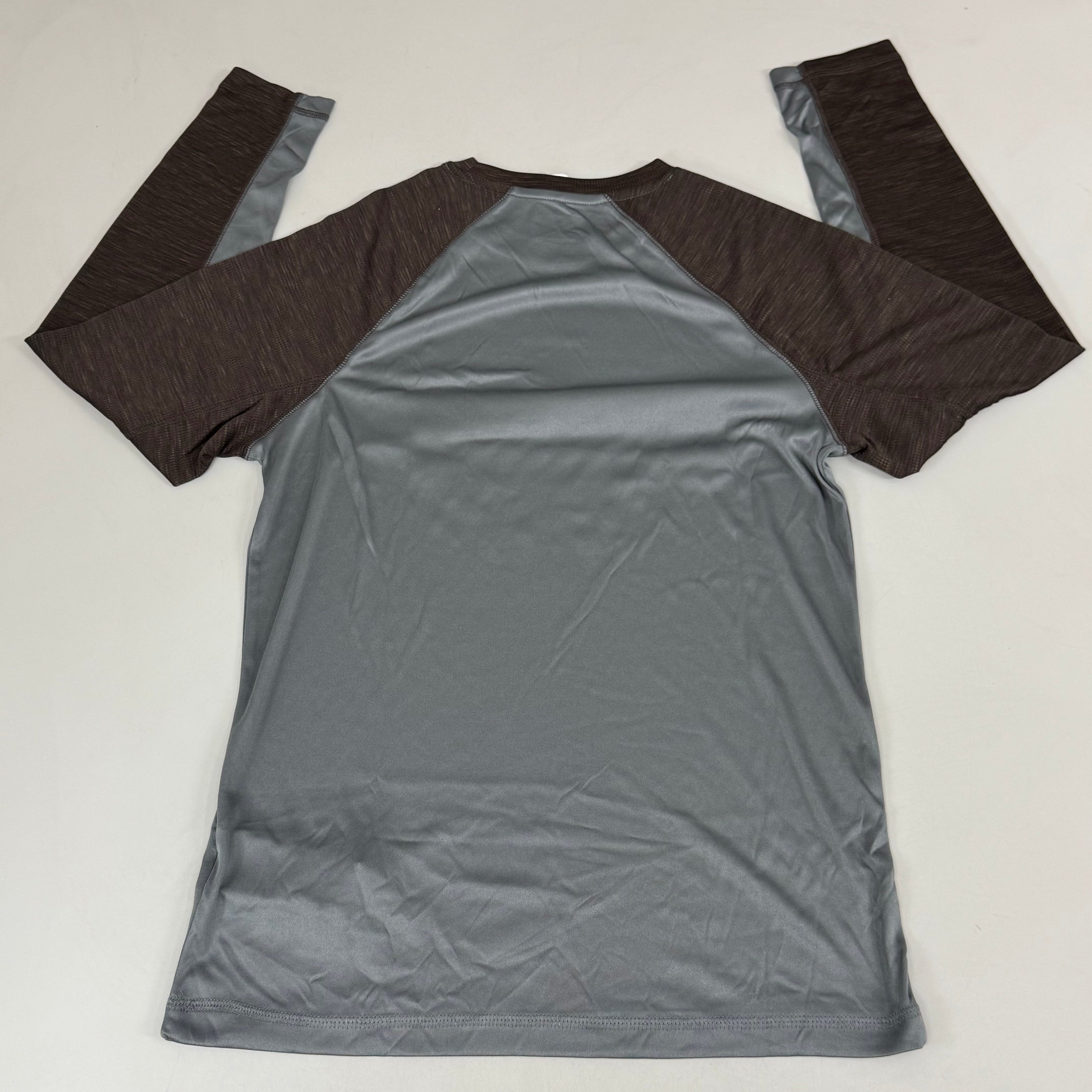 NFL Cleveland Browns Long Sleeve Shirt L Brown/Grey 1802970
