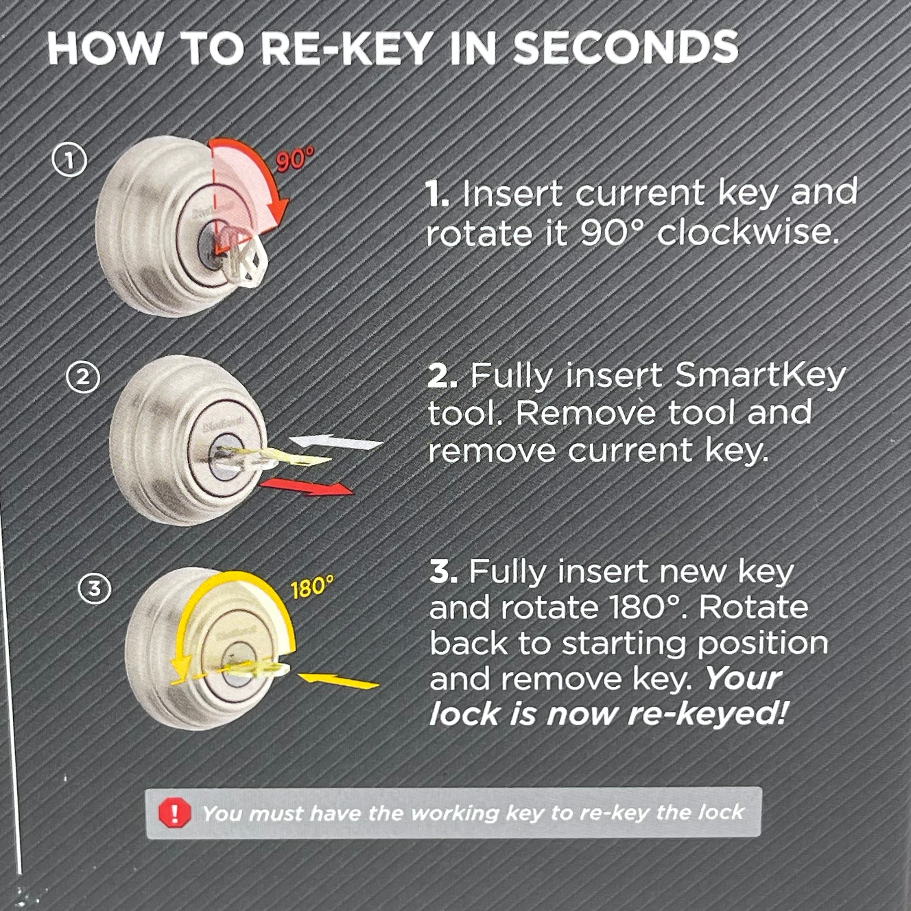 KWIKSET Smartkey Security Dual Key Door Knob Dead Bolt Satin Nickel (New Other)