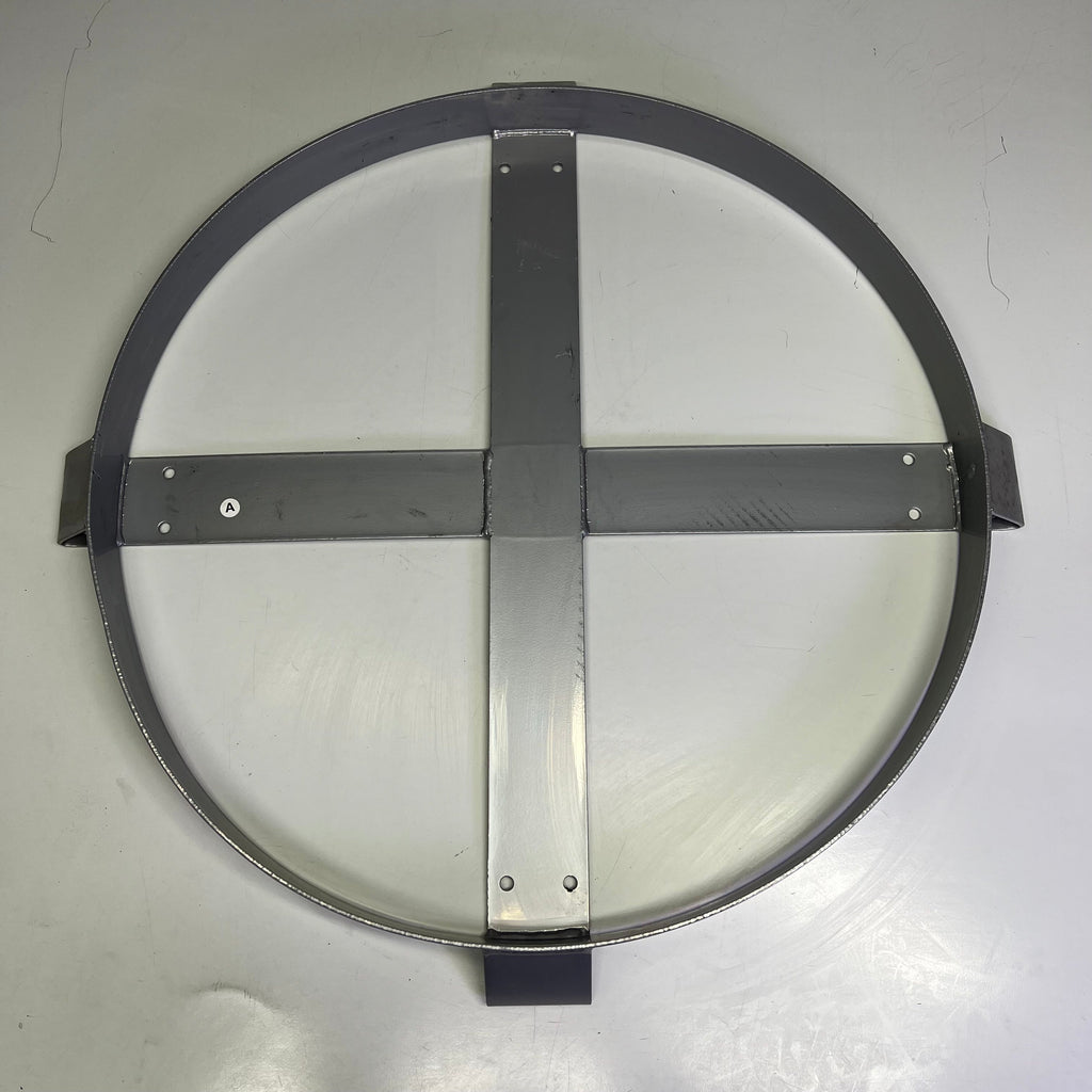 PENTAGON 55 Gallon Drum Dolly W/ Hardware 26.5" x 26.5" Gray 83-DT5493 5042