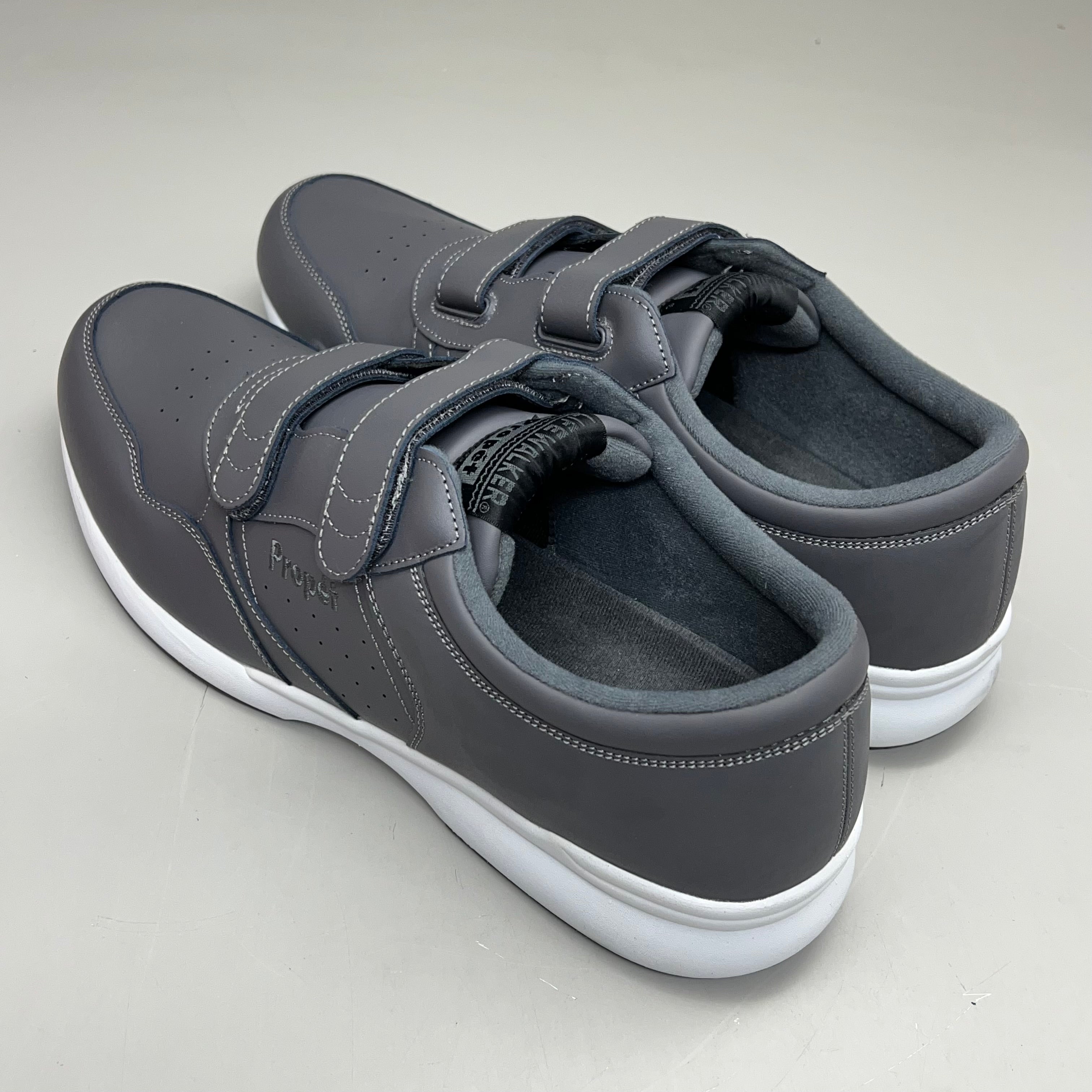 PROPET Lifewalker Strap Ortholite Walking Shoe Men's Sz 15 M(D) Dark Grey M3705