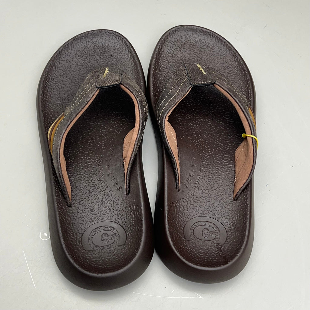 COBIAN Kandui Synthetic Leather Strap Men's Sz 8, EU 40 Chocolate KAN25-2011-8