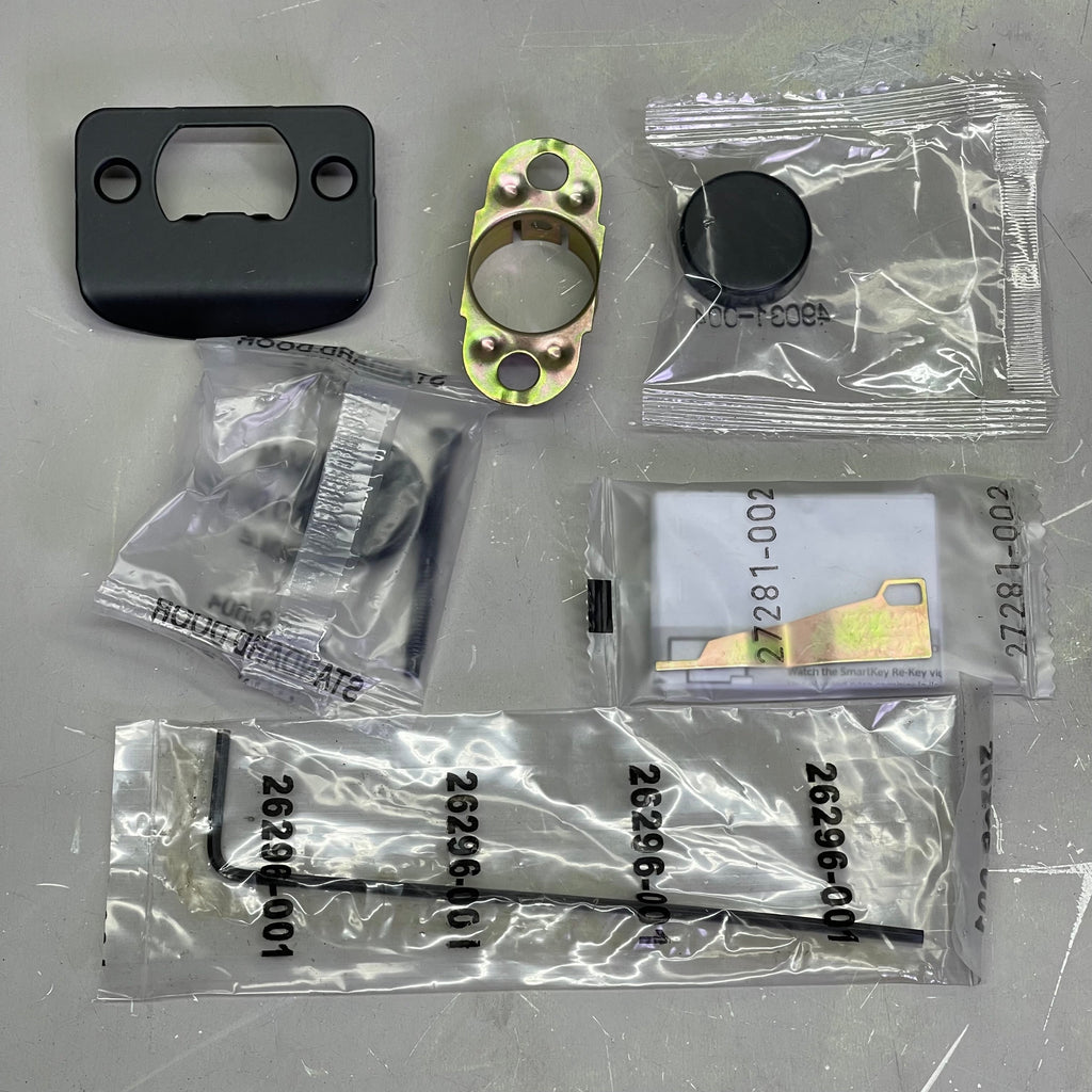 KWIKSET San Clemente Single Cylinder Entry Door Handleset Matte Black 98180-020